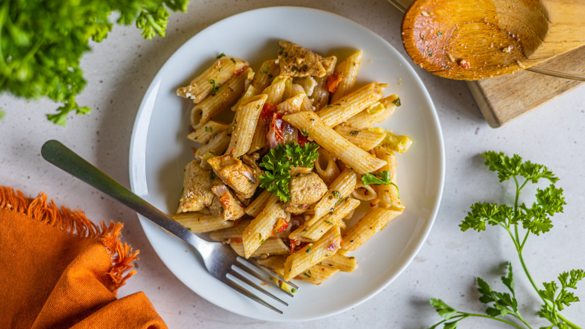 Greek Penne and Chicken
